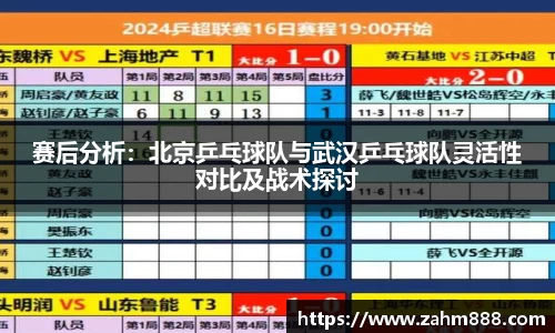 赛后分析：北京乒乓球队与武汉乒乓球队灵活性对比及战术探讨