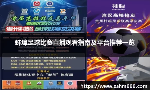 蚌埠足球比赛直播观看指南及平台推荐一览