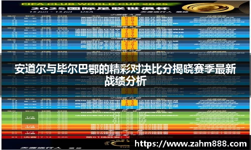 安道尔与毕尔巴鄂的精彩对决比分揭晓赛季最新战绩分析